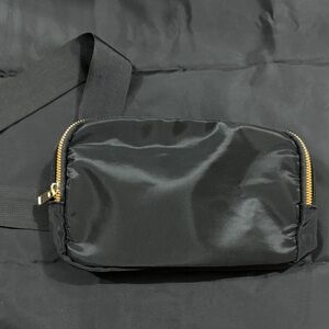 Black Nylon Crossbody Bag